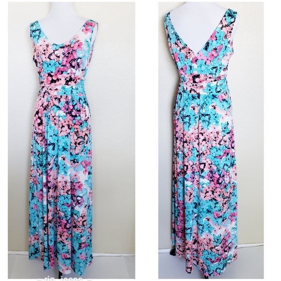 floral spring maxi dress